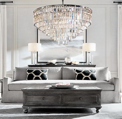 Coffee table Annecy Metal-Wrapped Restoration Hardware