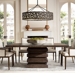 Dining table Stacked Restoration Hardware